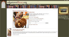 Desktop Screenshot of edgartownlibrary.org